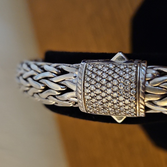 Authentic John Hardy Classic Chain Diamond Bracelet - Picture 6 of 6